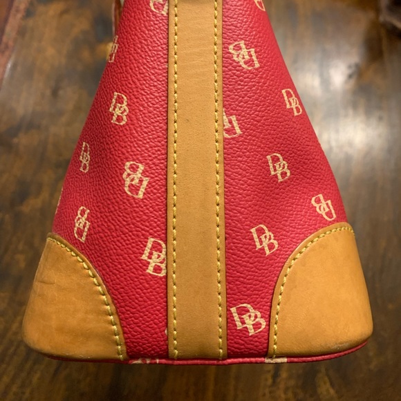 Dooney & Bourke - Vintage Pink Logo Double Handle Handbag - EUC - Picture 11 of 12